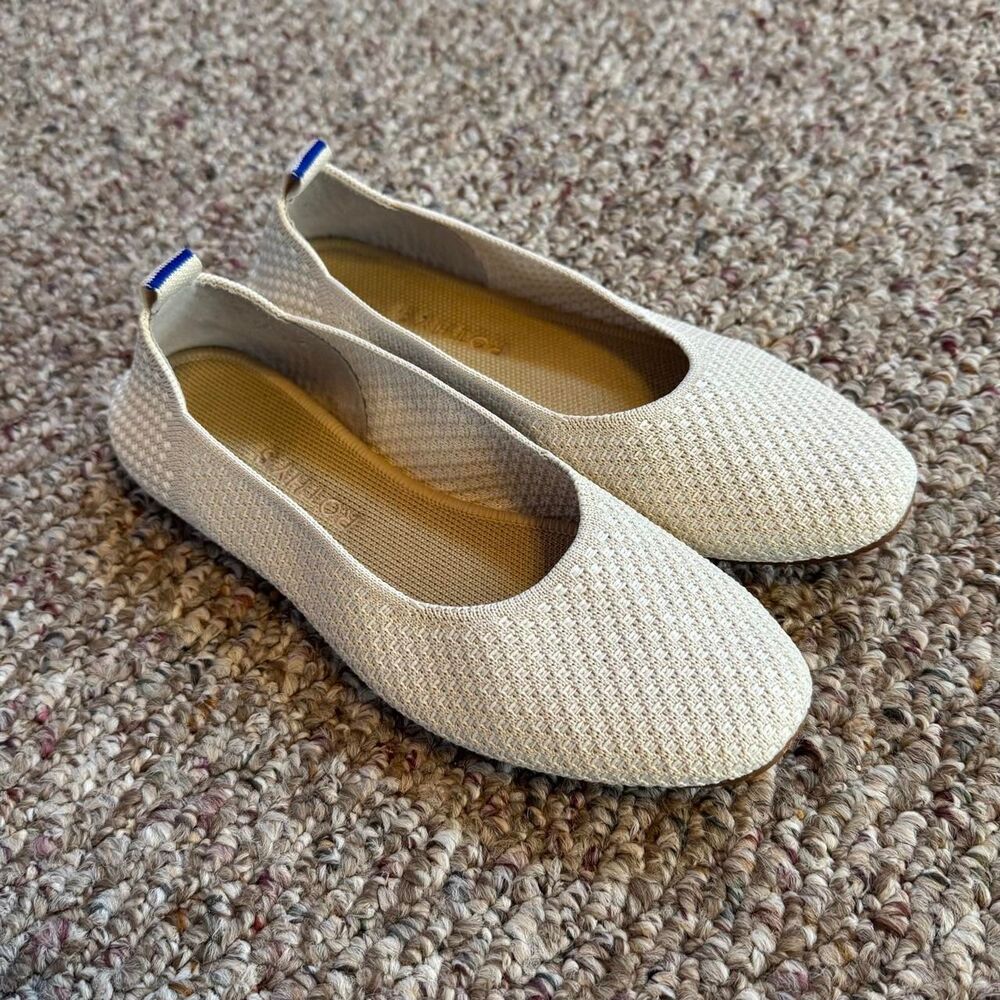 Rothy-s Women's Cream and White Ballet-shoes
